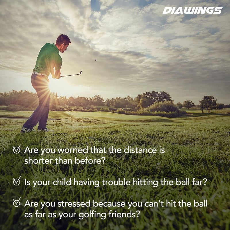 DIAWINGS W Diawings Max Distance Golf Balls – Easy Control & Straight Flight | Increased Distance for Slower Swing Speeds | USGA & R&A Conforming | 6 Balls - Image 3